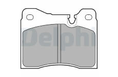 Sada brzdových destiček, kotoučová brzda DELPHI LP428