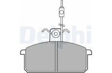 Sada brzdových destiček, kotoučová brzda DELPHI LP436