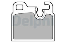 Sada brzdových destiček, kotoučová brzda DELPHI LP443