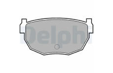 Sada brzdových destiček, kotoučová brzda DELPHI LP454