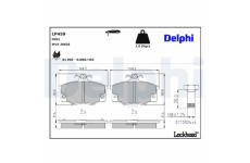 Sada brzdových platničiek, Parkovacia kotúčová brzda DELPHI LP459