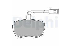 Sada brzdových destiček, kotoučová brzda DELPHI LP480