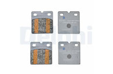 Sada brzdových destiček, parkovací brzda DELPHI LP5026EV