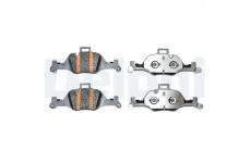 Sada brzdových destiček, kotoučová brzda DELPHI LP5050EV