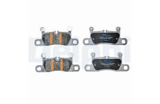 Sada brzdových destiček, kotoučová brzda DELPHI LP5063EV