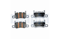 Sada brzdových destiček, kotoučová brzda DELPHI LP5072EV