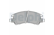 Sada brzdových destiček, kotoučová brzda DELPHI LP547