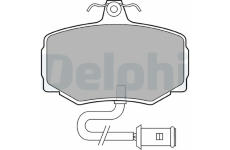 Sada brzdových destiček, kotoučová brzda DELPHI LP554