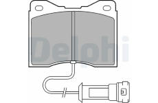 Sada brzdových destiček, kotoučová brzda DELPHI LP556