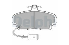 Sada brzdových destiček, kotoučová brzda DELPHI LP558