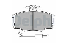 Sada brzdových destiček, kotoučová brzda DELPHI LP569