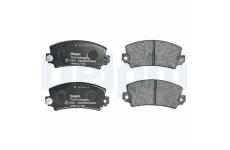 Sada brzdových destiček, parkovací brzda DELPHI LP56