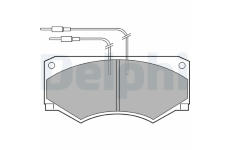 Sada brzdových destiček, kotoučová brzda DELPHI LP583