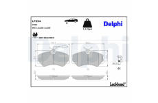 Sada brzdových destiček, kotoučová brzda DELPHI LP594