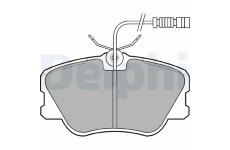 Sada brzdových destiček, kotoučová brzda DELPHI LP608