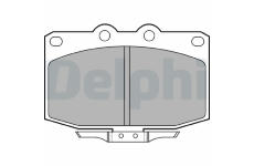 Sada brzdových destiček, kotoučová brzda DELPHI LP621