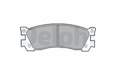 Sada brzdových destiček, kotoučová brzda DELPHI LP632