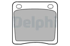 Sada brzdových destiček, parkovací brzda DELPHI LP65