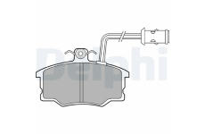 Sada brzdových destiček, kotoučová brzda DELPHI LP674