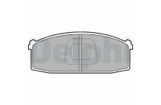 Sada brzdových destiček, kotoučová brzda DELPHI LP686