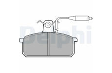 Sada brzdových destiček, kotoučová brzda DELPHI LP732