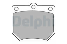 Sada brzdových destiček, parkovací brzda DELPHI LP78