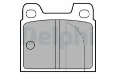 Sada brzdových destiček, kotoučová brzda DELPHI LP81