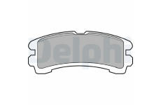 Sada brzdových destiček, kotoučová brzda DELPHI LP816