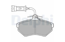 Sada brzdových destiček, kotoučová brzda DELPHI LP884