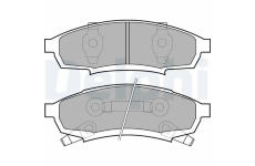 Sada brzdových destiček, kotoučová brzda DELPHI LP895