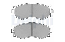 Sada brzdových destiček, parkovací brzda DELPHI LP916