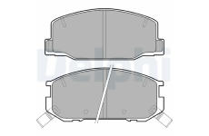 Sada brzdových destiček, kotoučová brzda DELPHI LP942