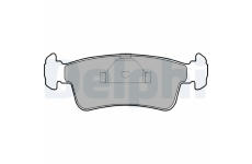 Sada brzdových destiček, kotoučová brzda DELPHI LP969