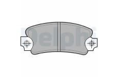 Sada brzdových destiček, kotoučová brzda DELPHI LP99