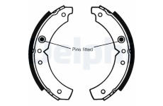 Sada brzdových čelistí, parkovací brzda DELPHI LS1045