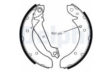 Sada brzdových čelistí DELPHI LS1244
