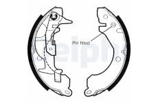 Sada brzdových čelistí DELPHI LS1343