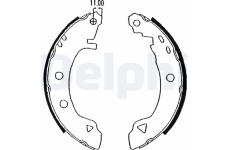 Sada brzdových čelistí DELPHI LS1575