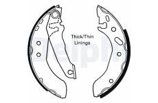 Sada brzdových čeľustí DELPHI LS1616