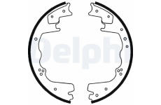 Sada brzdových čelistí, parkovací brzda DELPHI LS1753