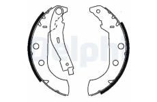 Sada brzdových čelistí, parkovací brzda DELPHI LS1849