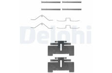 Sada prislusenstvi, oblozeni kotoucove brzdy DELPHI LX0034