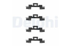 Sada prislusenstvi, oblozeni kotoucove brzdy DELPHI LX0060