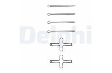 Sada prislusenstvi, oblozeni kotoucove brzdy DELPHI LX0199