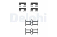 Sada příslušenství, obložení kotoučové brzdy DELPHI LX0208