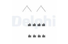 Sada příslušenství, obložení kotoučové brzdy DELPHI LX0229