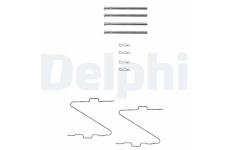 Sada prislusenstvi, oblozeni kotoucove brzdy DELPHI LX0285