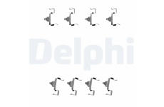 Sada prislusenstvi, oblozeni kotoucove brzdy DELPHI LX0615