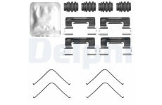 Sada prislusenstvi, oblozeni kotoucove brzdy DELPHI LX0821