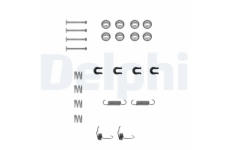 Sada příslušenství, brzdové čelisti DELPHI LY1174